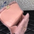 Valentino Rockstud Fur Bag 21cm pink